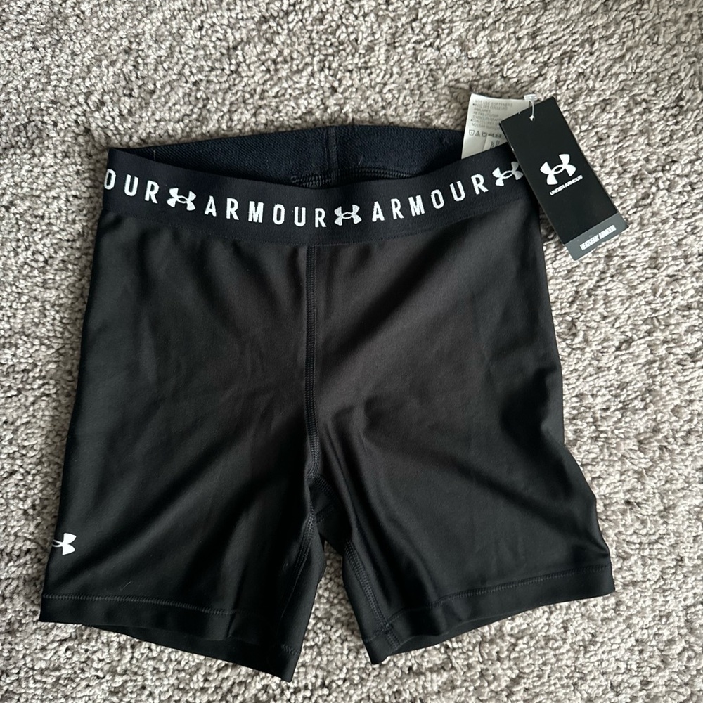 Under Armour Black Athletic Biker Shorts